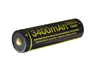 Nitecore Akku 18650 3400 mAh USB