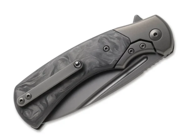 Fox Knives 40° Anniversary Knife Marble Carbon Titan Black