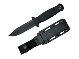 Demko Knives Armiger 4 Clip Point 80CRV2 TPR Black