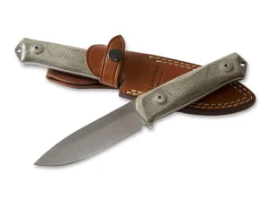 LionSteel B41 Bushcraft Micarta Green