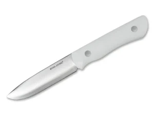 Real Steel Bushcraft III Convex White G10