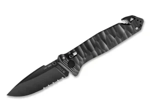 TB Outdoor C.A.C. S200 PA6 Textured Black Serrated