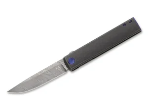 Fox Knives Chnops Damascus Titanium Black