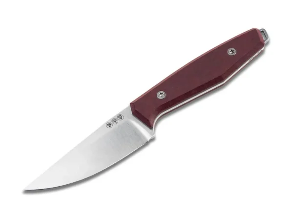 Böker Manufaktur Solingen Daily Knives AK1 Droppoint Richlite Redstone