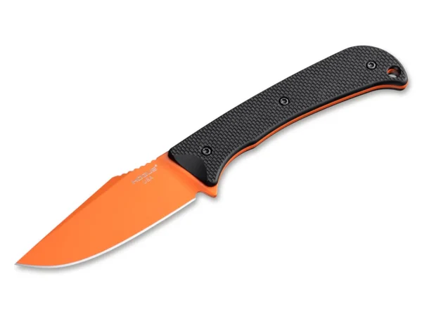 Hogue Extrak 3.3" Clip Point Orange Cerakote