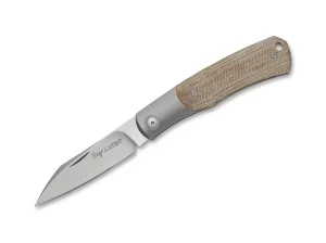 Viper Hug Titanium Micarta Brown