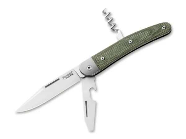 LionSteel Jack Three Micarta Green