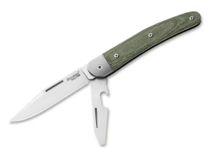 LionSteel Jack Two Micarta Green