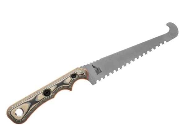 TOPS Knives Muley Saw Tan Black G10