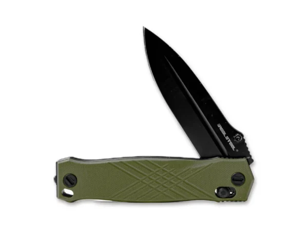 Real Steel Muninn G10 OD Green Black Blade