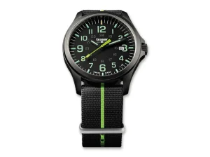 Traser P67 Officer Pro Gunmetal Black & Lime Nato