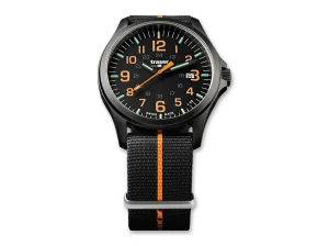 Traser P67 Officer Pro Gunmetal Black & Orange Nato