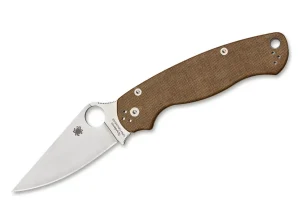 Spyderco Para Military 2 Brown Micarta CruWear