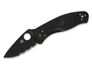 Spyderco Persistence Lightweight All Black CombinationEdge