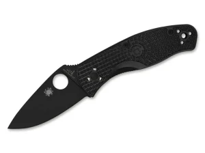 Spyderco Persistence Lightweight All Black PlainEdge