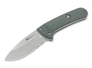 Maserin SAX Knife G10 Grey Saw Blade