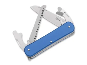 Fox Knives Vulpis 130-S4 Aluminum Sky Blue