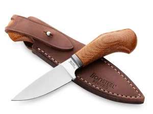 LionSteel Willy Micarta Natural